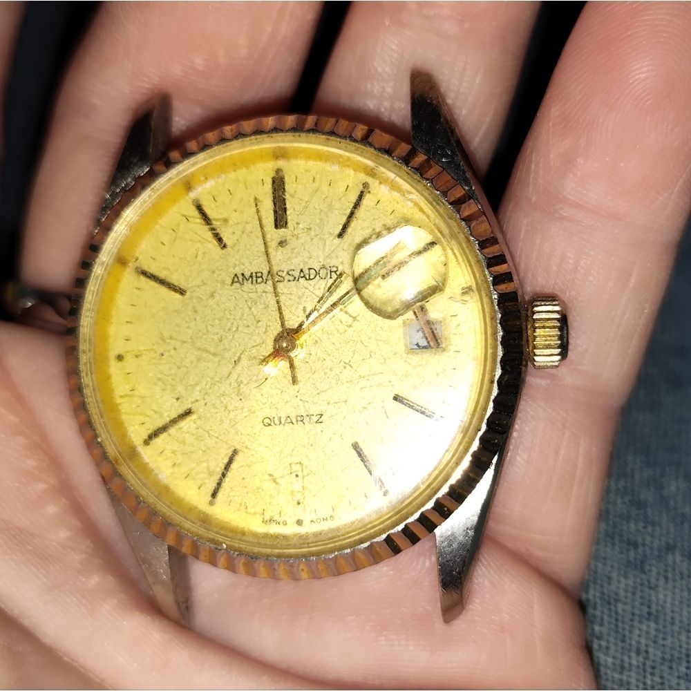 Vintage Ambassador Mens Watch Face